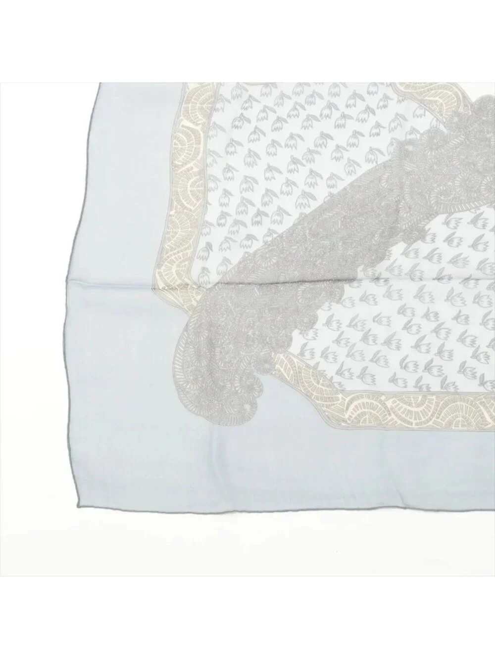 ★SOLD★ Hermes Tagged Carre 140 Jean Art Des Steppes Step Art Silk 100% Scarf - Picture 5 of 7